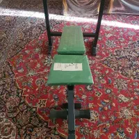 دستگاه بدن سازی بهمراه وزنه و هالتر
