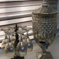 کلمن شیشه ای پذیرایی