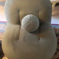 مبل تک نفره تدی سبز