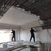 گچکاری لکه گیری  زیر کار روکار