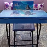 میز و صندلی تحریر تاشو مدل دخترونه