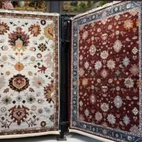 فرش مینی مال،مدرن، وینیج، پتینه ابریشمی شرایط آسان