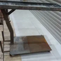منقل کبابی چرخ دار دو تیکه