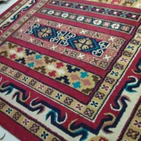 فرش ۶ متری ماشینی طرح گبه ترکی