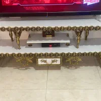 میز تلویزیون و بوفه برنجی