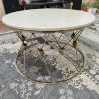 میز عسلی گلیم فرش و تاب ریلکسی