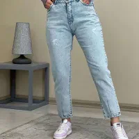 شلوار مام دخترانه قد کار 100 ساییز 38