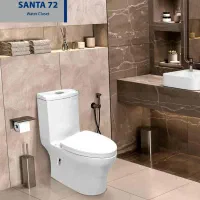 توالت فرنگی مروارید مدل سانتا ۷۲ فروش ویژه ۵٪تخفیف