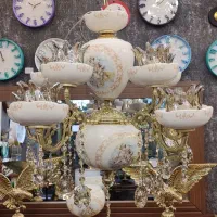 لوستر فرشته ده شعله از کارخانه به خانه(قیمت واقعی)