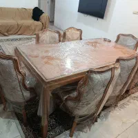 ست مبل ۸ نفره میز ناهار خوری۶ نفره جنس محکم درحدنو