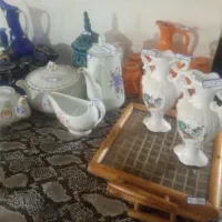ظرف و قوری و بشقای