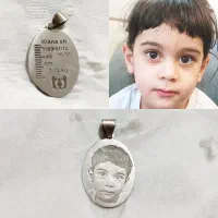 آویز چهره (مشخصات تولد) نقره ۹۲۵