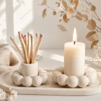 آموزش شمع‌سازی و ساخت اکسسوری سنگی