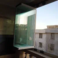 مرکز پخش شیشه بالکنی/ بدون بیعانه / شیشه تاشو ریلی