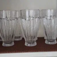 2 دست لیوان شربت خوری مدل کرون