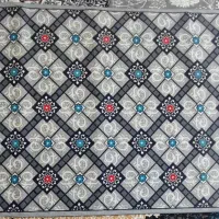 گلیم ماشینی با رنگ‌ بندی نمونه