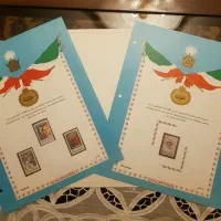 3برگ مصور ابریشمی اورجینال آپادانا سال ۱۳۵۰