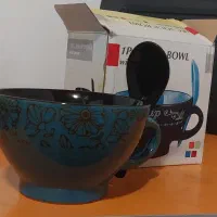 کاسه سوپ خوری سنتی با قاشق