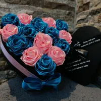 طراحی چهره ،بوم،و دسته گل و باکس ربانی