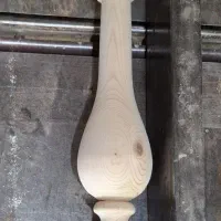 نرده چوبی خراطی شده