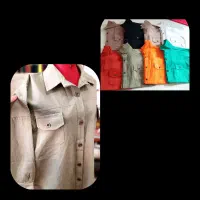 مانتو و شومیز کتان