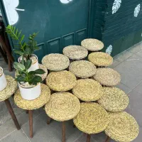 استند گلدان پایه گلدان حصیری
