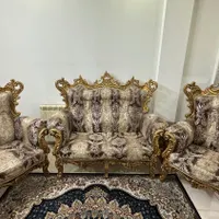 فروش مبلمان سلطنتی کارکرده + ناهارخوری ۴ نفر|مبلمان خانگی و میز عسلی|تهران, صاحب الزمان|دیوار