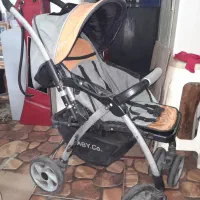 کالسکه تاشوآلومینیوم خارجیbabycoباچرخهای بزرگ