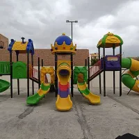 مجموعه پارکی کودک تاب سرسره فضای بازکد۱۲۲مبلمان