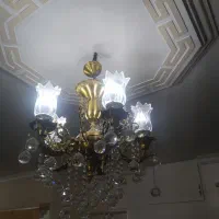 لوستر پنج شاخه برنز