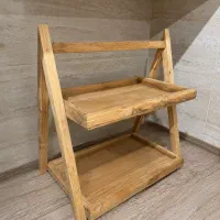 استند چوبی دو طبقه