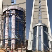 نمای کامپوزیت،کرتین وال،جوشکاری