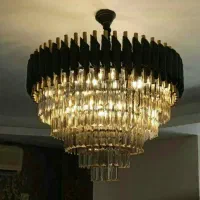 لوستر سقفی و آویزی کریستالی