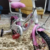 دوچرخه دخترانه صورتی سایز 12 مارک لیندا
