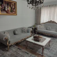 مبل استیل 8 نفره به همراه ناهارخوری ست 6 نفره