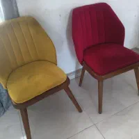 ۴عدد صندلی باپارچه مبلی