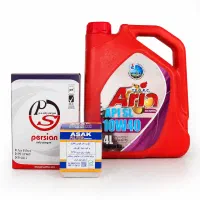 پک کامل تعویض روغن پراید (آریا 10W-40 + فیلترها)