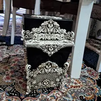 سطل آشغال جا دستمالی چوبی|بوفه، ویترین، کنسول|پارس‌آباد, |دیوار