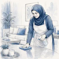 بانوی خدمتکار شبانه روزی
