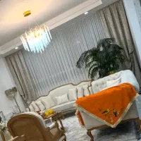 پرده حریر شاین ترک به همراه دو‌ دکور ترک کاملا نو