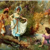 نخ و نقشه کامپیوتری با بقیه وسایل