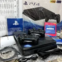 ps4 اسلیم 500 گیگ/دو دسته/کپی خور/فول بازی+کیف حمل