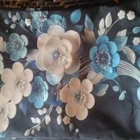 روبالشتی مخمل  چاپی سه‌بعدی
