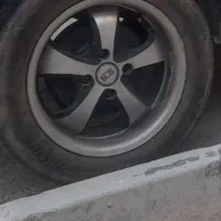 ۴عدد رینگ پژو با لاستیک