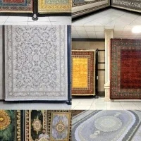 فرش کالیستا+(- ریزنقش ابریشمی × اکرولیک اصل