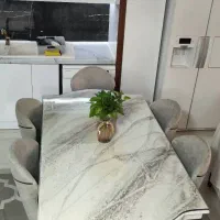 میز ماهارخوری 6نفره لاکچری