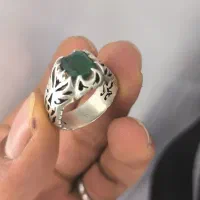 فروش انگشتر زمرد رکاب دست ساز فوری