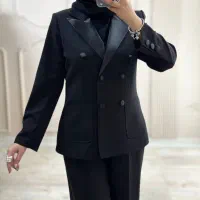 پوشاک پگاه،کت وشلوار ساتن مدل سایدا