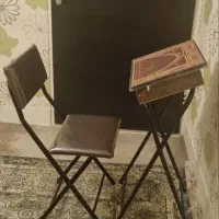 میز نمازو صندلی نماز باکسدار)عتیقه(