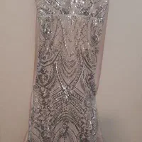 لباس مجلسی پولک وملیله دوزی شده